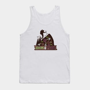 Hiking and Pizza Tank Top